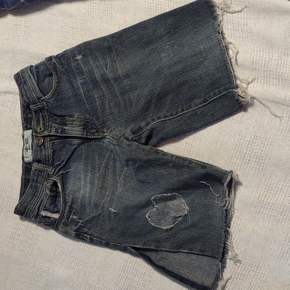 Distressed Denim Shorts Girl's size 8